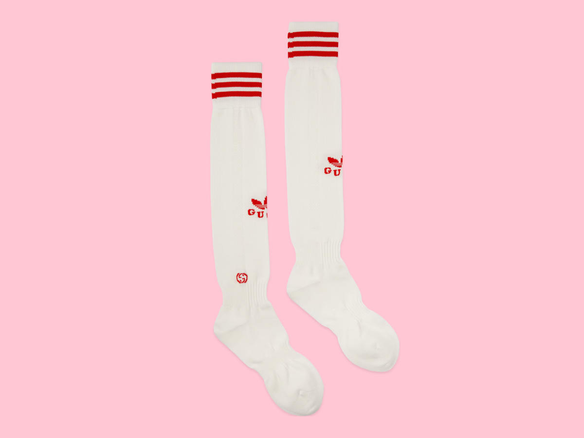 Gucci x Adidas X-Long Sock White & Black Women Sz S Authentic Made In Italy  NWT | eBay